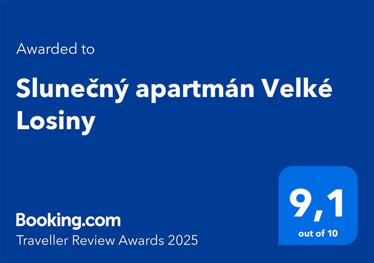 Slunecny Apartman Velké Losiny Dış mekan fotoğraf